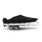 Eevelle Boat Cover V HULL FISHING Center Console, Low or No Bow Rails Inboard 20ft 6in L 102in W Black SFVCC20102-BLK - alternate 1
